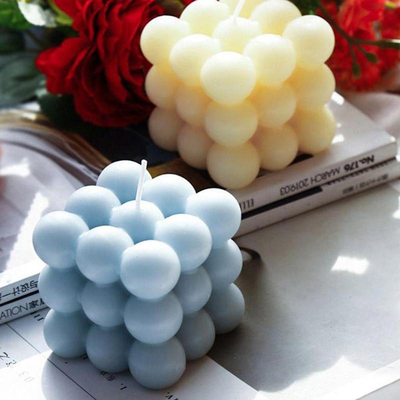 AromaCube: Geometric Twisted Bubble Candle