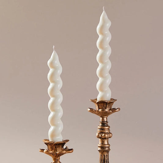 Spiral Harmony Pillar Candles Set