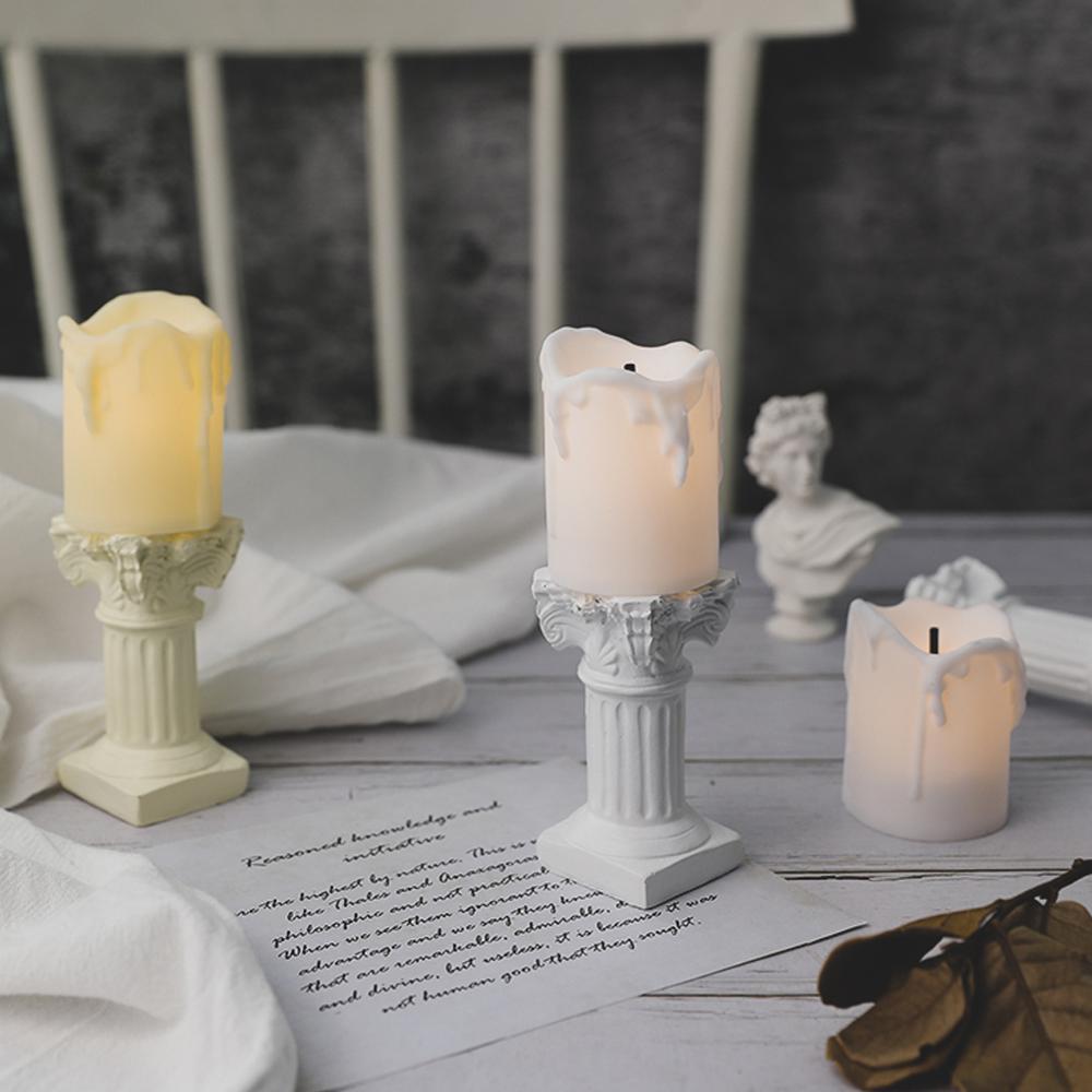 European Elegance Simulation Candle Set