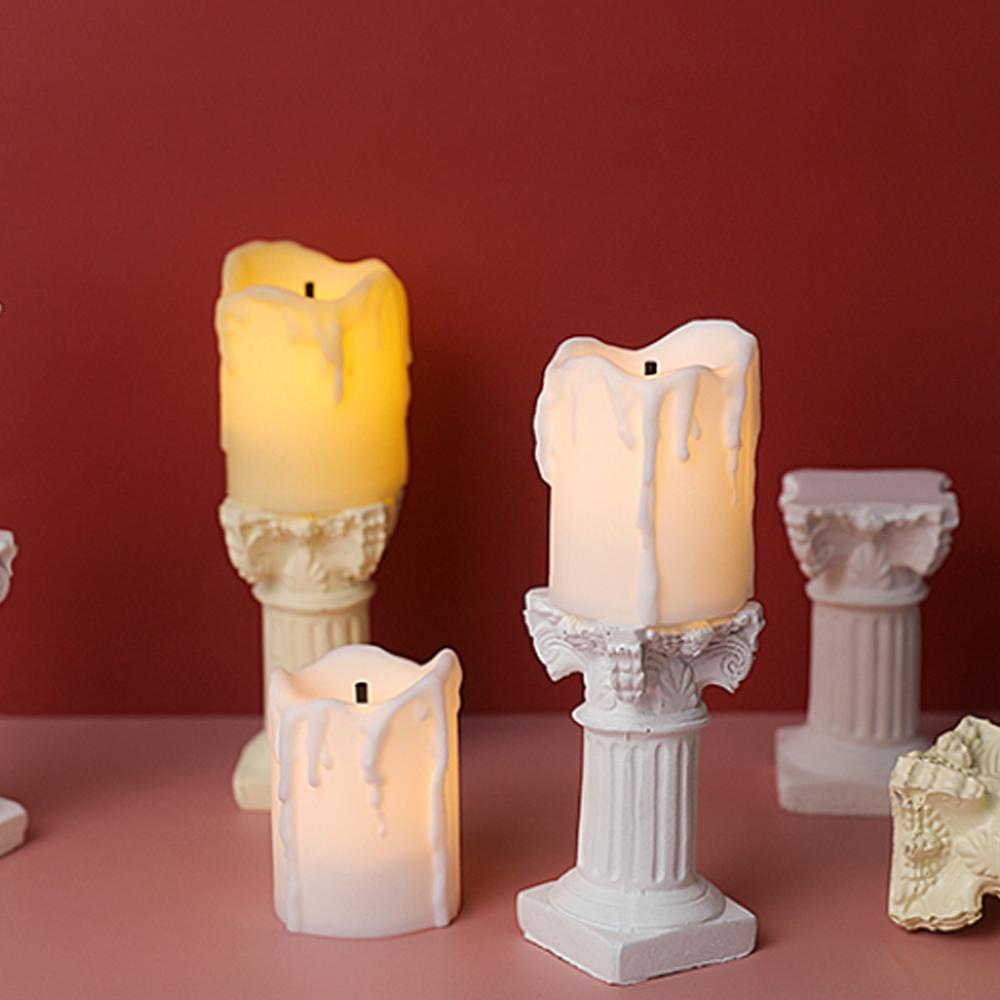 European Elegance Simulation Candle Set